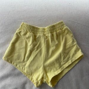 Daily Drills Light Yellow Sweat Shorts